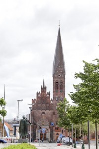 Église Sankt Albani où fut décapité Sankt Knud